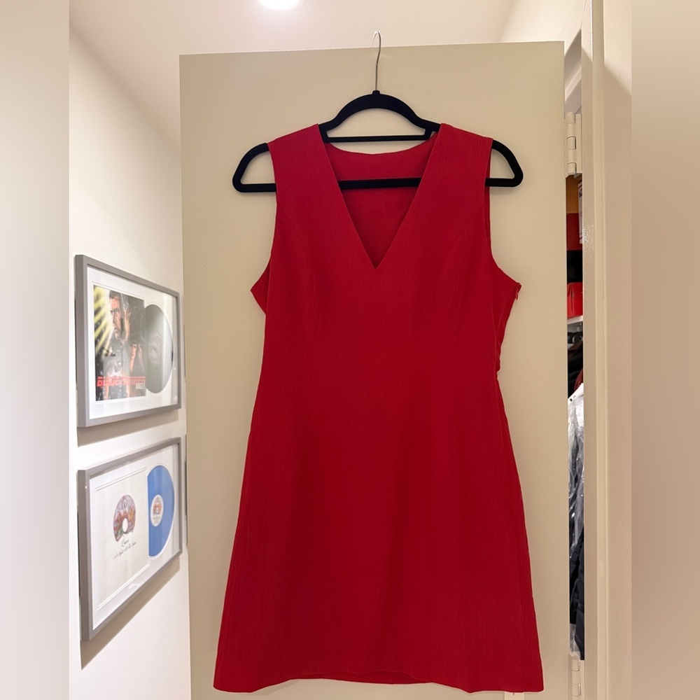 NWT Commense Red Sleeveless Dress